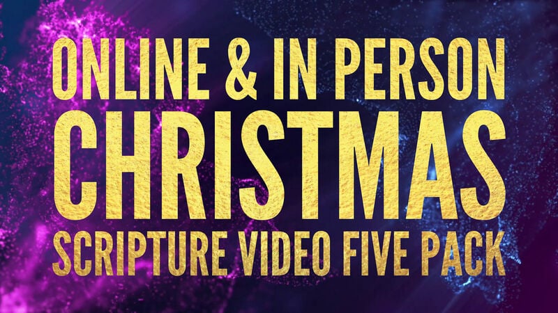 Christmas Scripture Video Five Pack